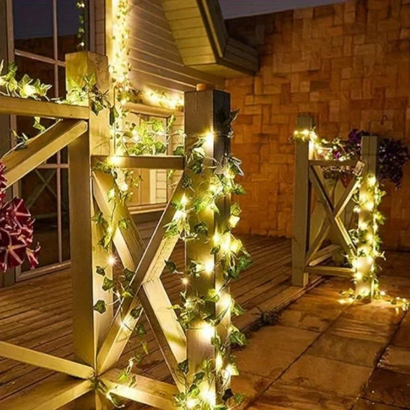 Ambient Solar Ivy Fairy Lights 1