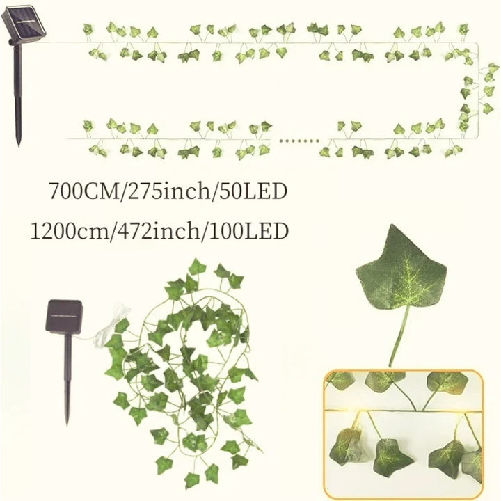 Ambient Solar Ivy Fairy Lights 2