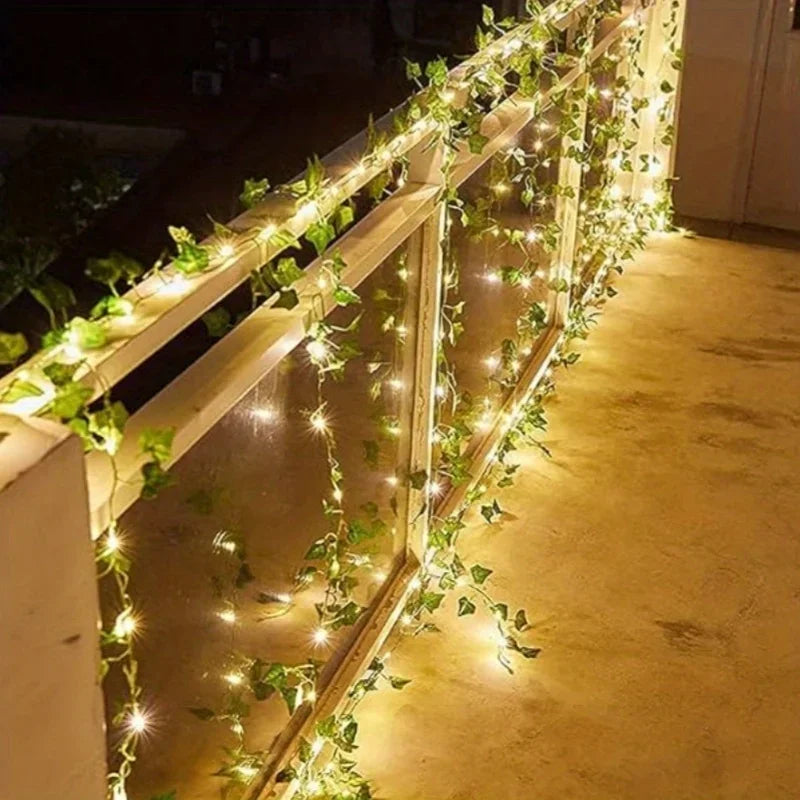 Ambient Solar Ivy Fairy Lights 4