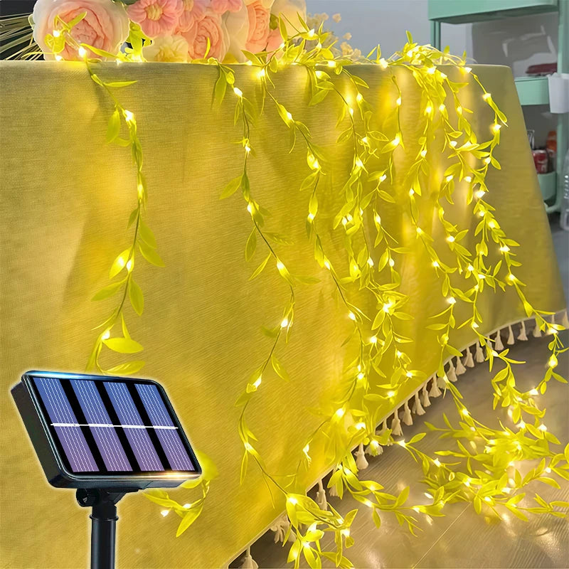 Ambient Solar Ivy Fairy Lights 8