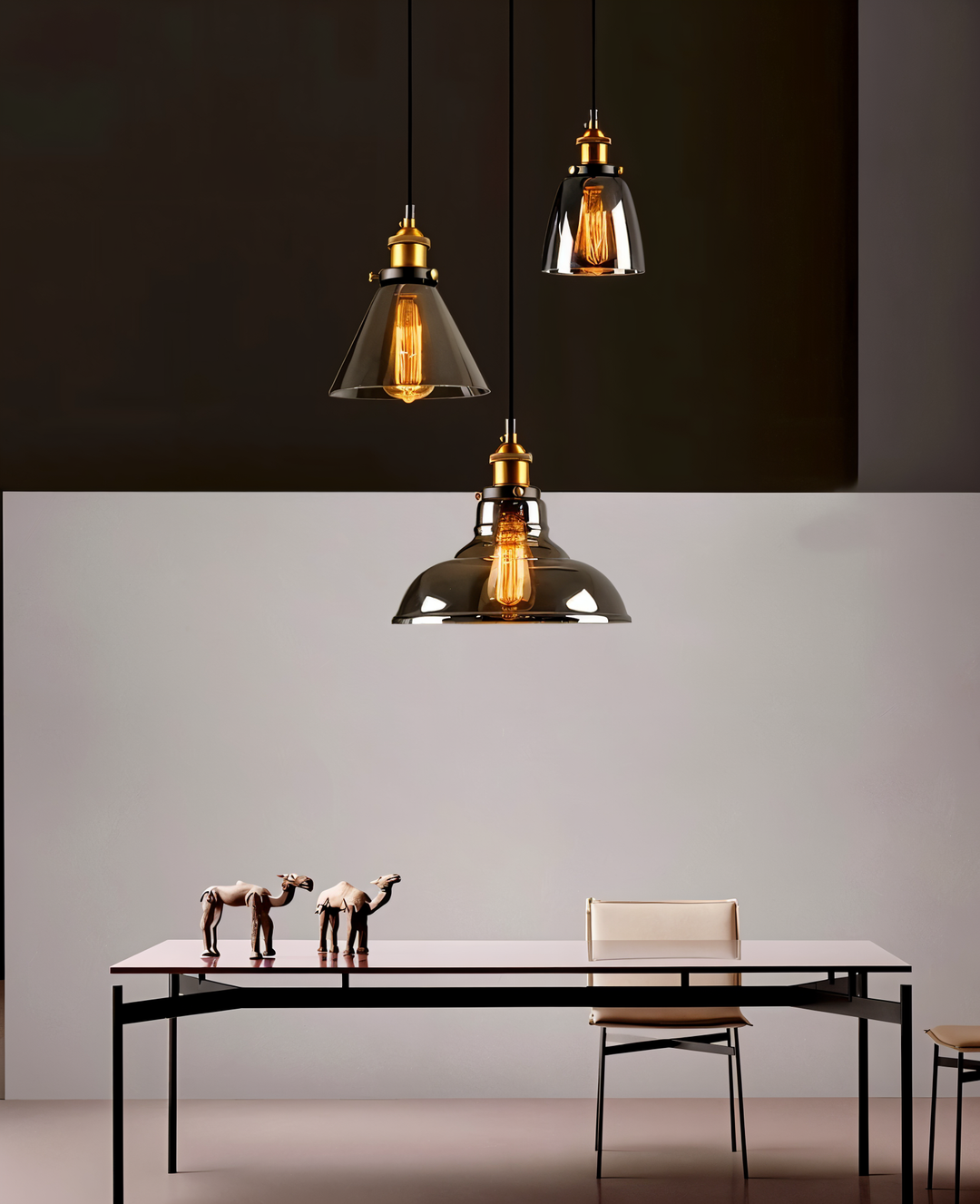 Ambient Tinted Glass Pendant Light 4
