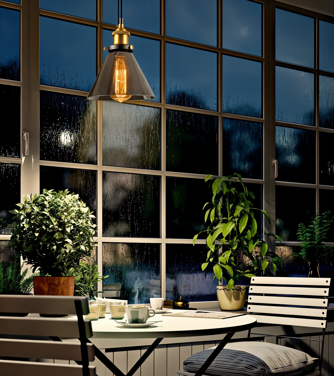 Ambient Tinted Glass Pendant Light 5