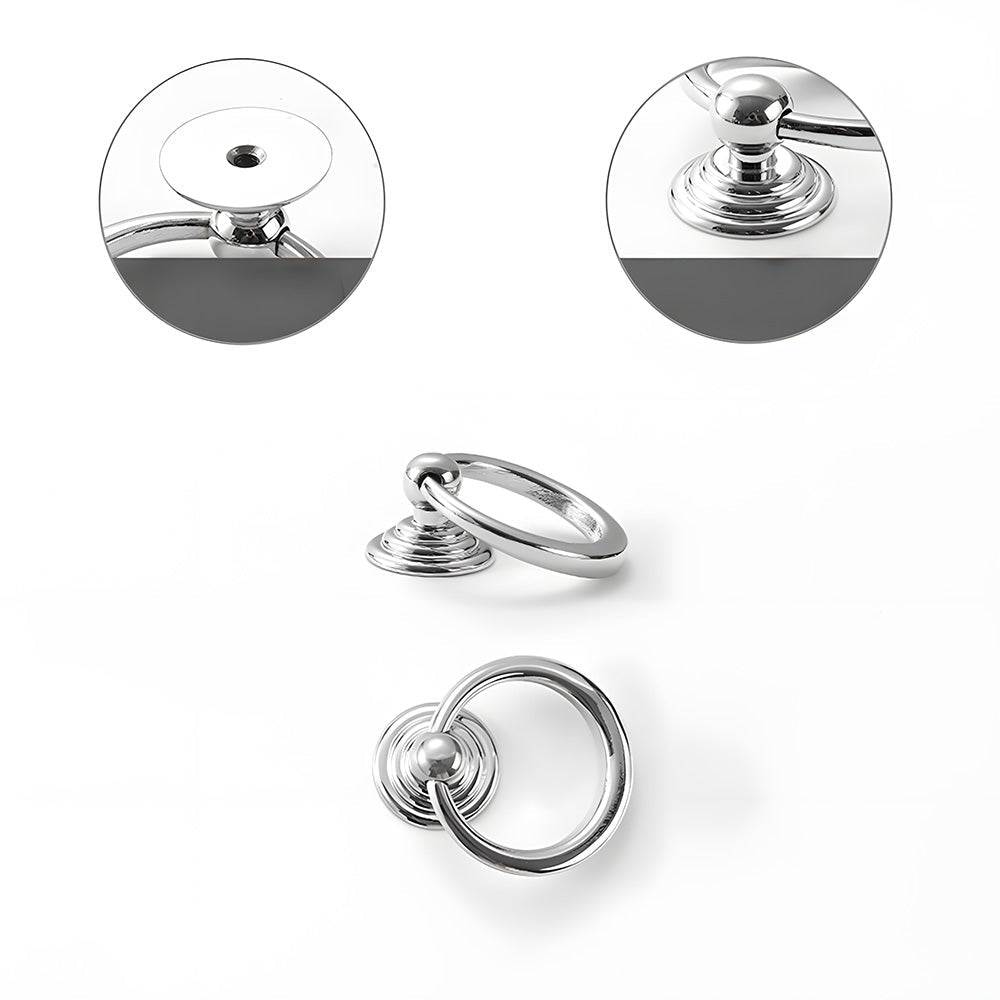 Art Deco Solid Brass Cabinet Knobs and Pulls