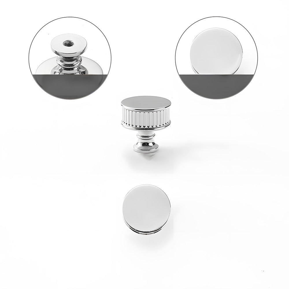 Art Deco Solid Brass Cabinet Knobs and Pulls