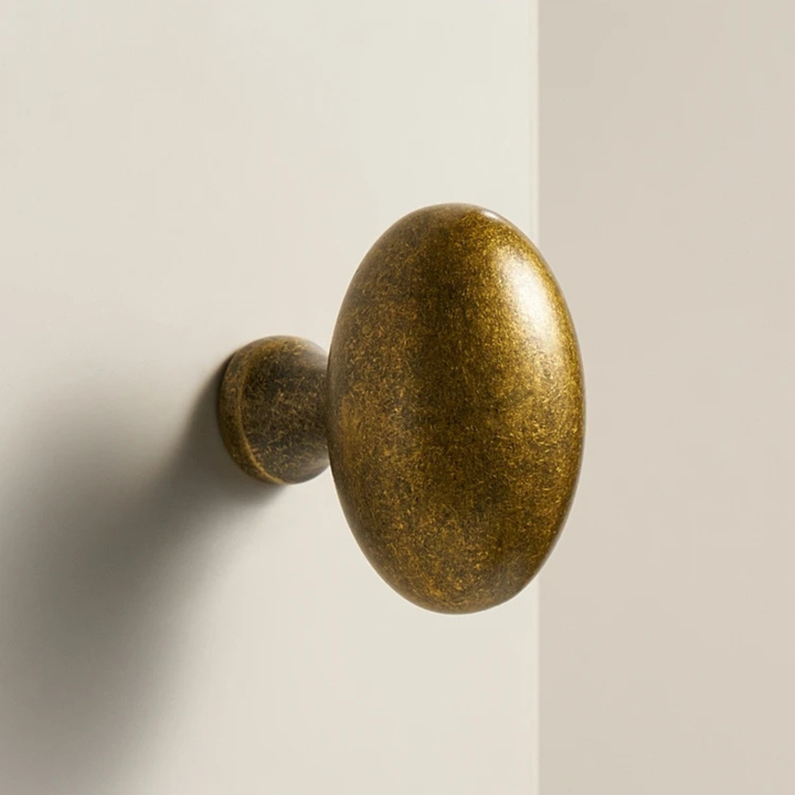 Antique Brass Cabinet Knob 0