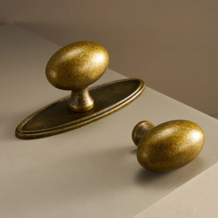 Antique Brass Cabinet Knob 2