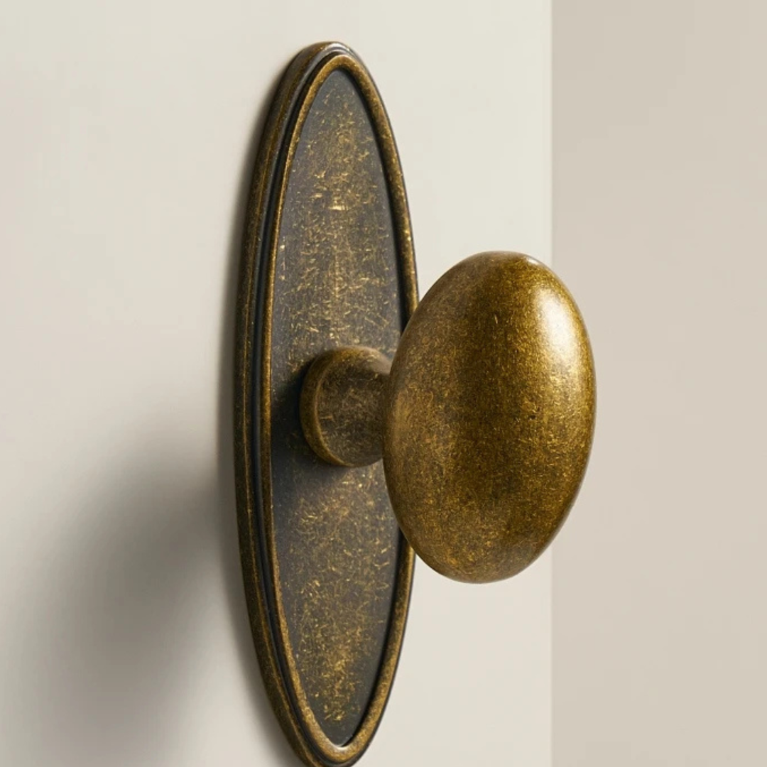 Antique Brass Cabinet Knob 3
