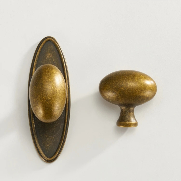 Antique Brass Cabinet Knob 4