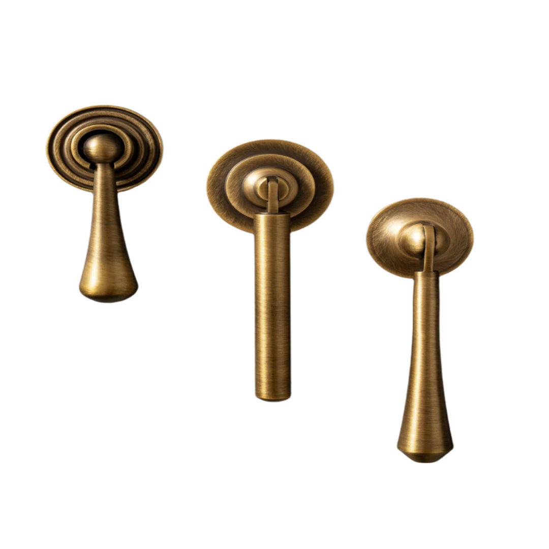 Antique Brass Drawer Pulls 2