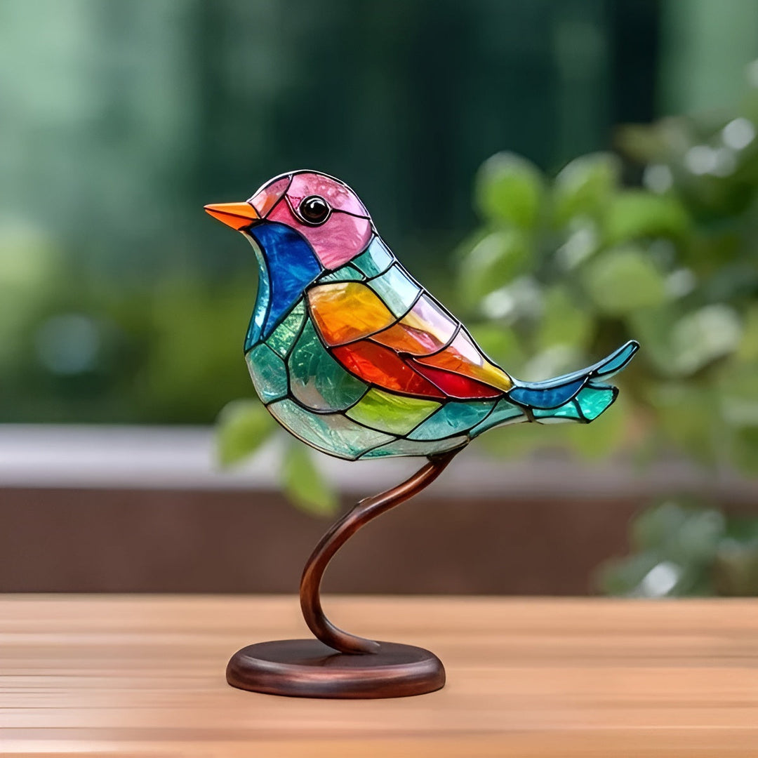 Artisan Acrylic Bird Sculpture 0
