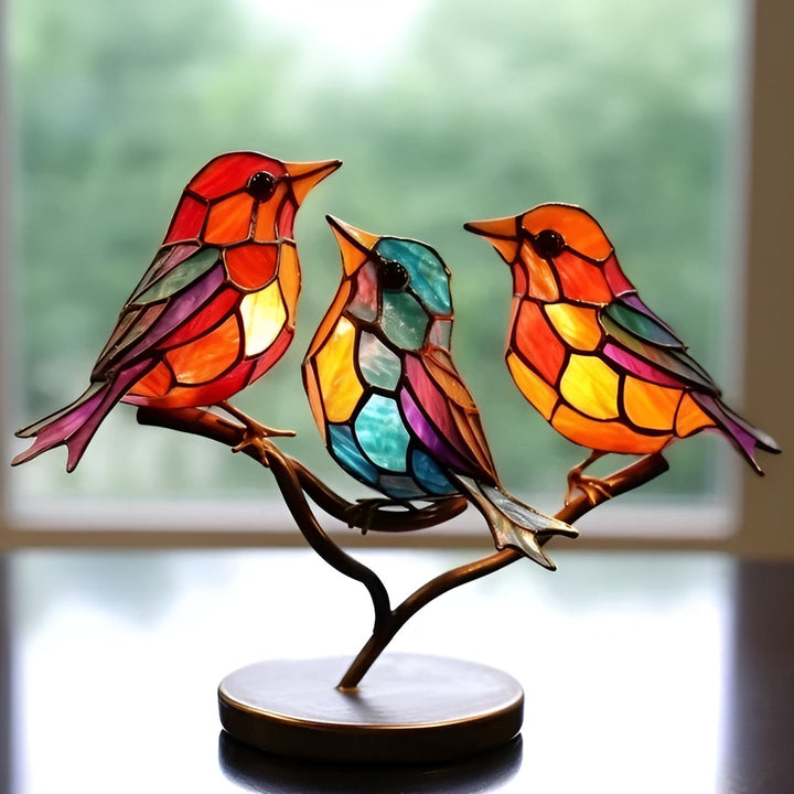 Artisan Acrylic Bird Sculpture 1