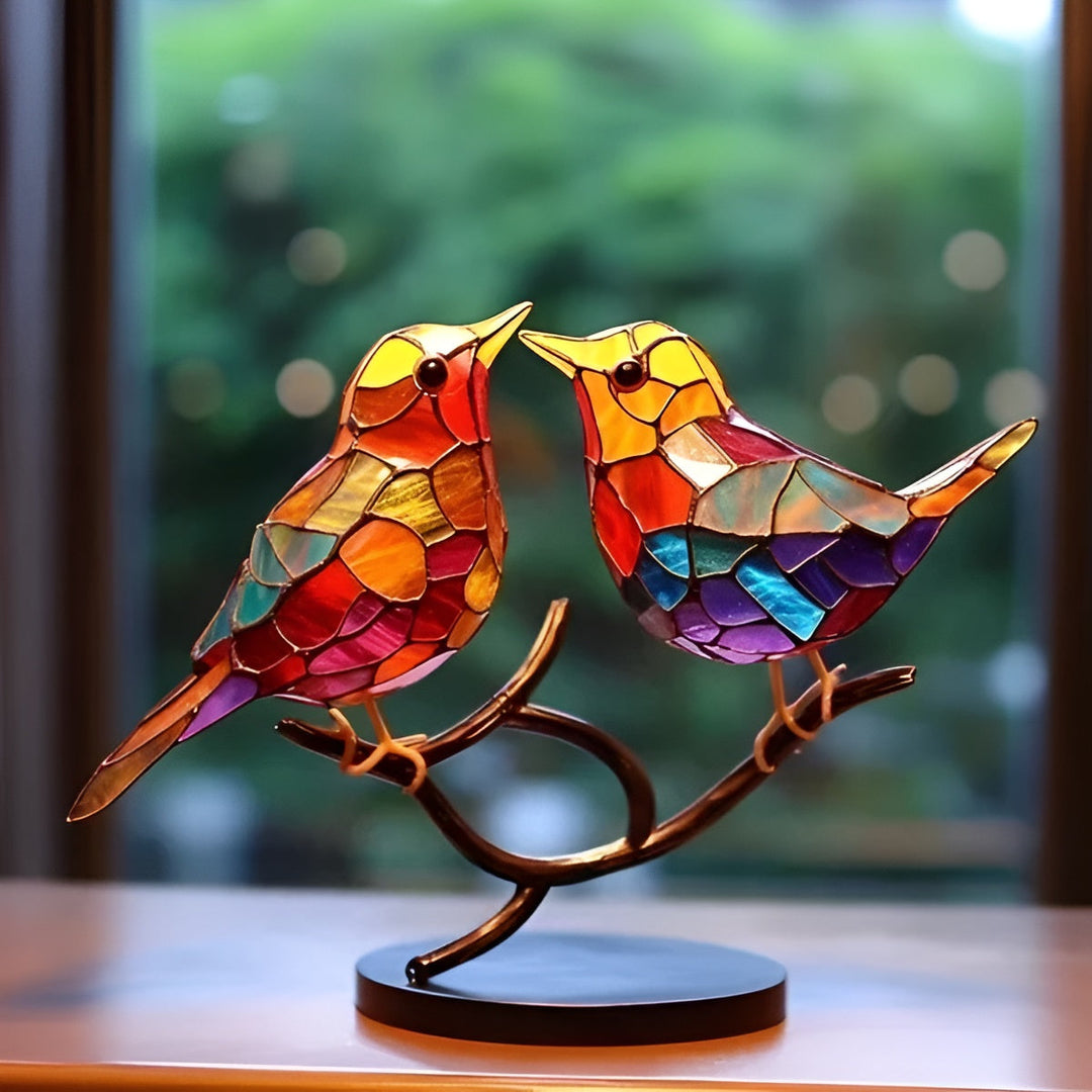 Artisan Acrylic Bird Sculpture 2