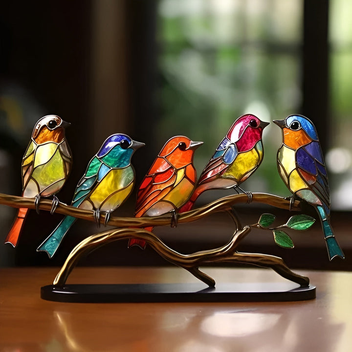 Artisan Acrylic Bird Sculpture 4