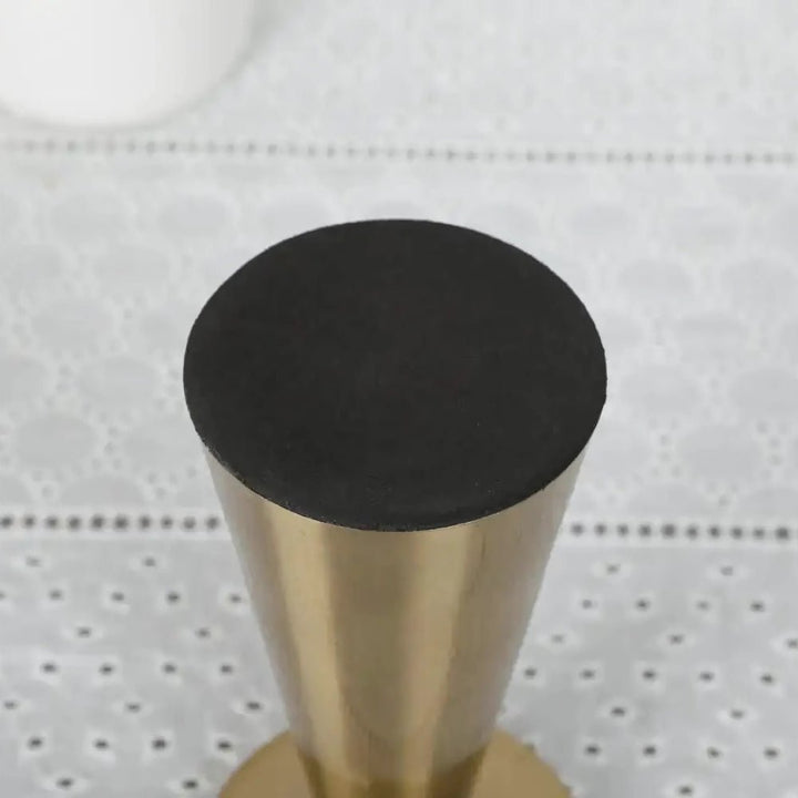 Artisan Brushed Brass Candle Holders 5