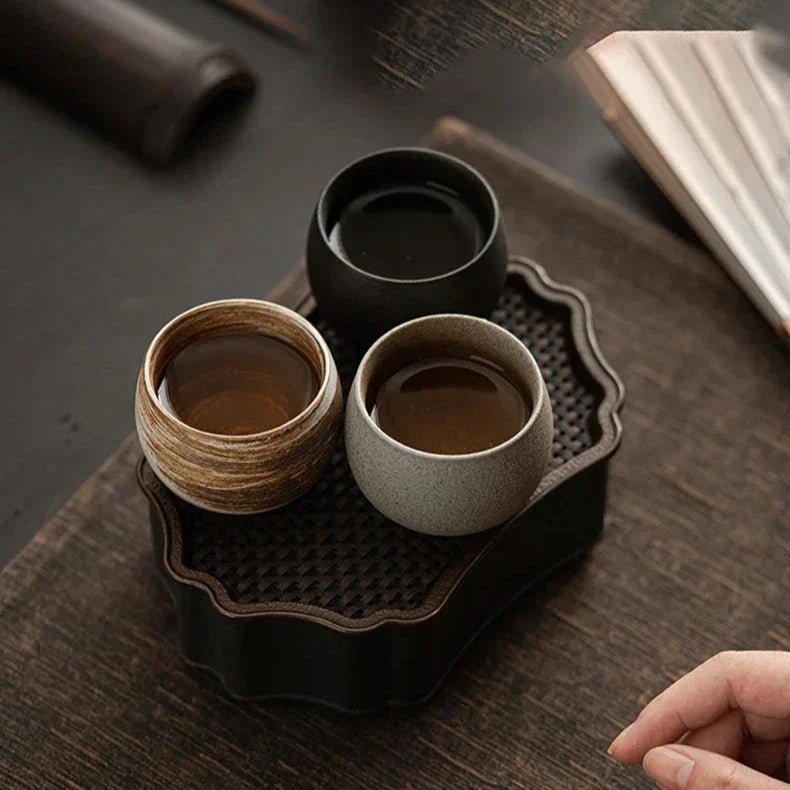 Artisan Ceramic Espresso Cups Set 9