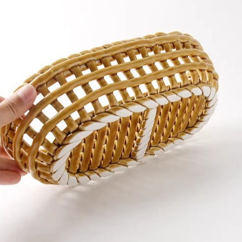 Artisan Ceramic Fruit Basket 4