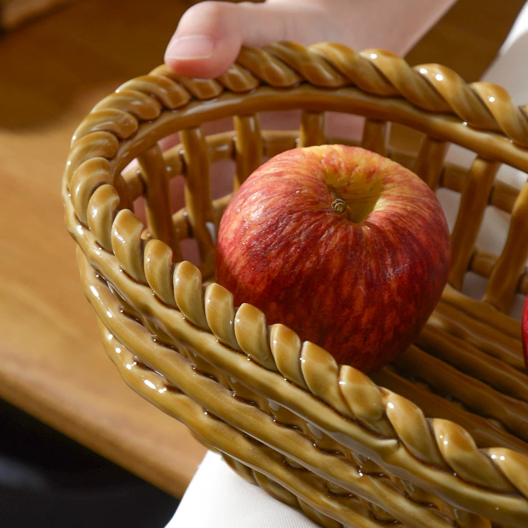 Artisan Ceramic Fruit Basket 5