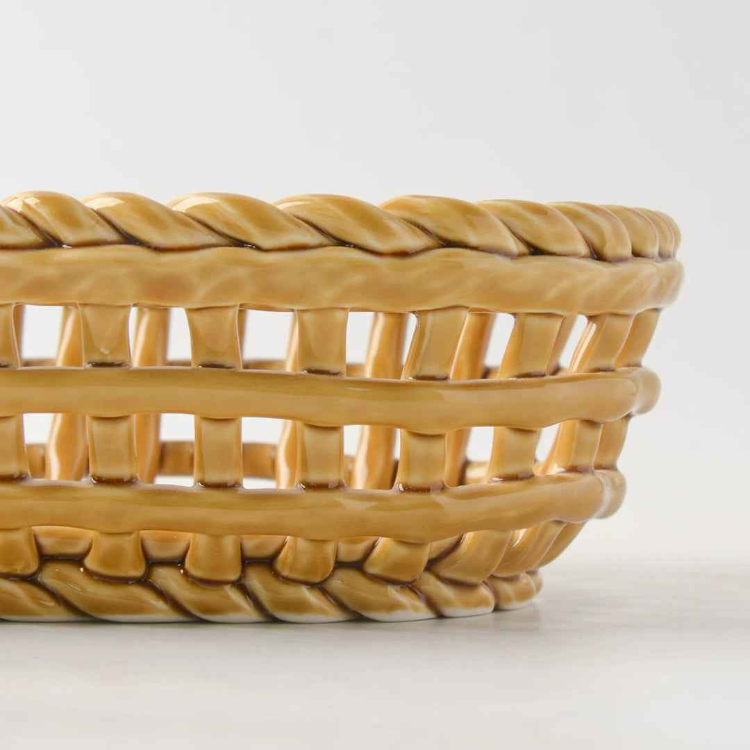 Artisan Ceramic Fruit Basket 6