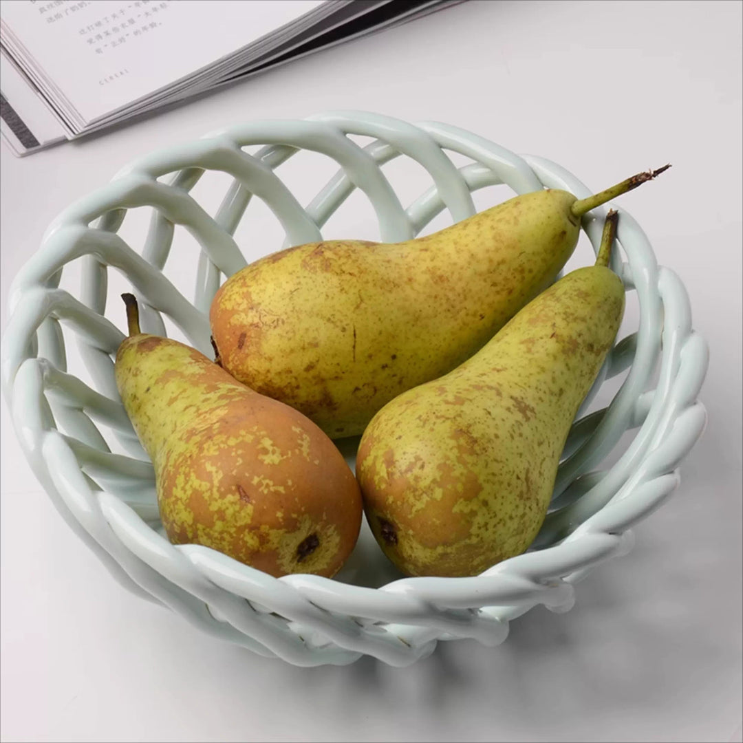 Artisan Ceramic Fruit Bowl 0