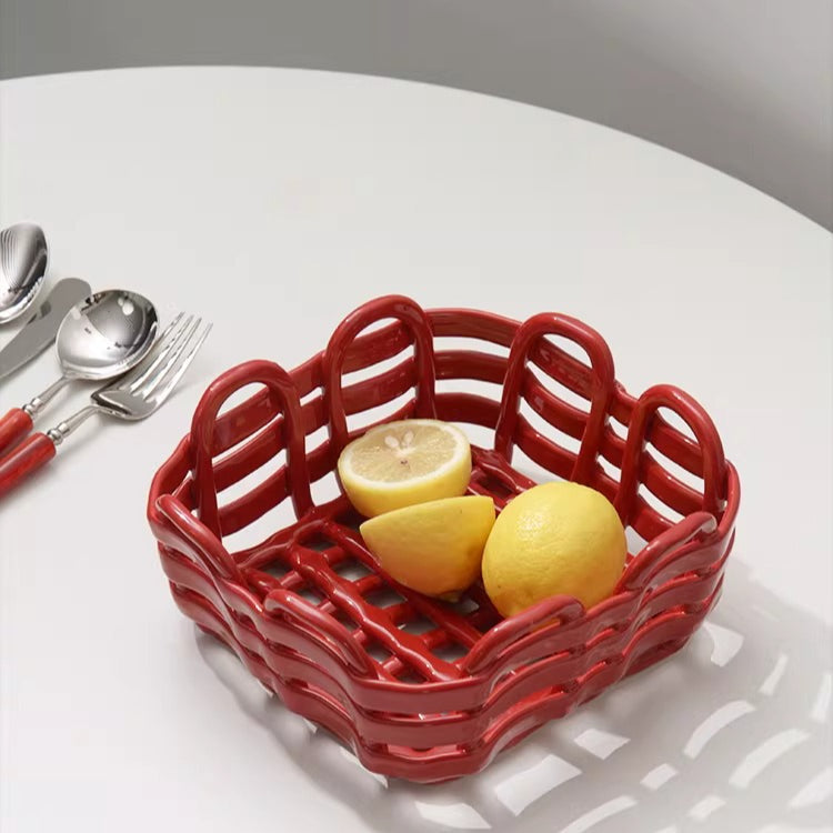Artisan Ceramic Fruit Bowl 2