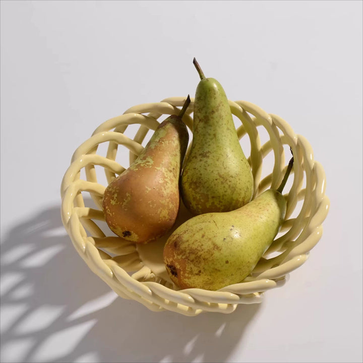 Artisan Ceramic Fruit Bowl 3