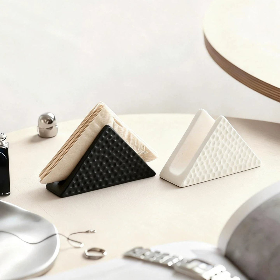 Artisan Ceramic Napkin Holder 1