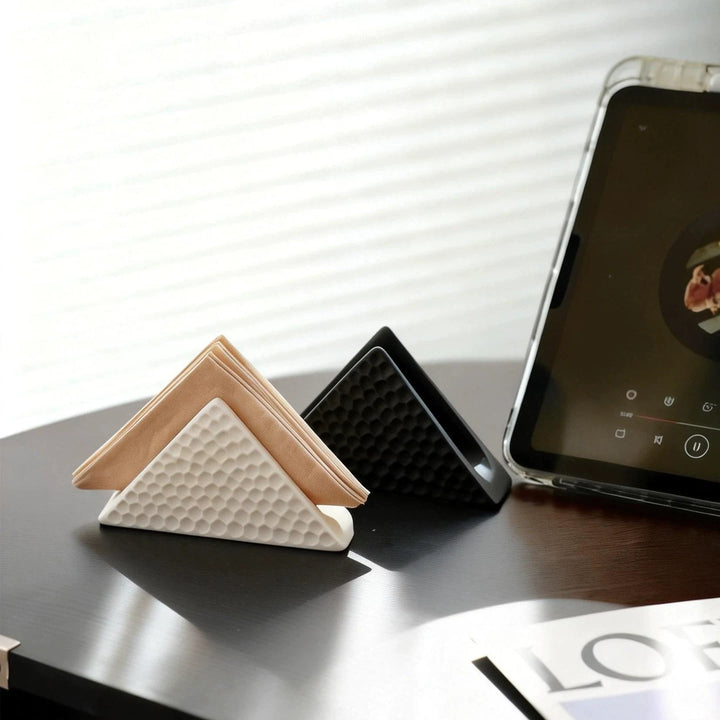 Artisan Ceramic Napkin Holder 2