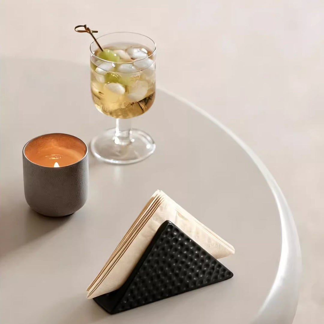 Artisan Ceramic Napkin Holder 3