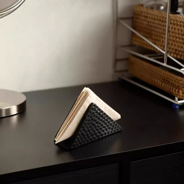 Artisan Ceramic Napkin Holder 4