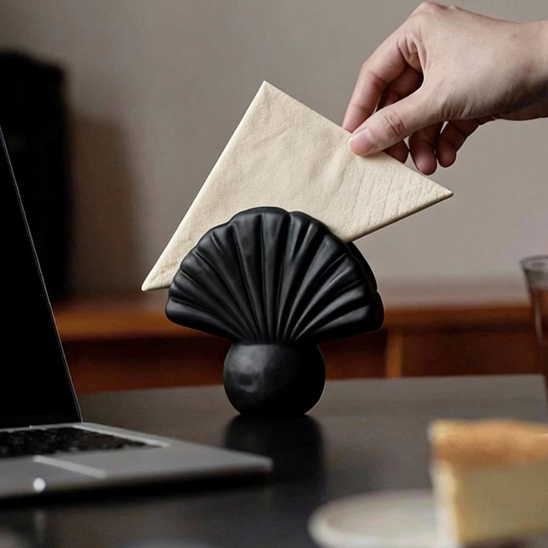 Artisan Ceramic Napkin Holder for Table 4
