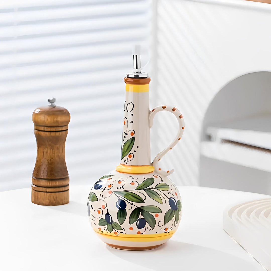 Artisan Ceramic Olive Oil Dispenser 1