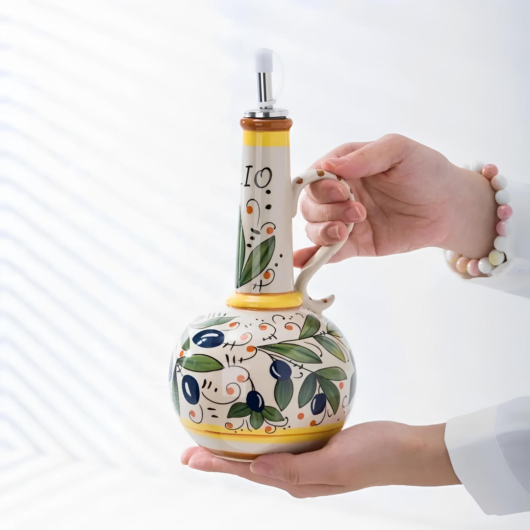 Artisan Ceramic Olive Oil Dispenser 4