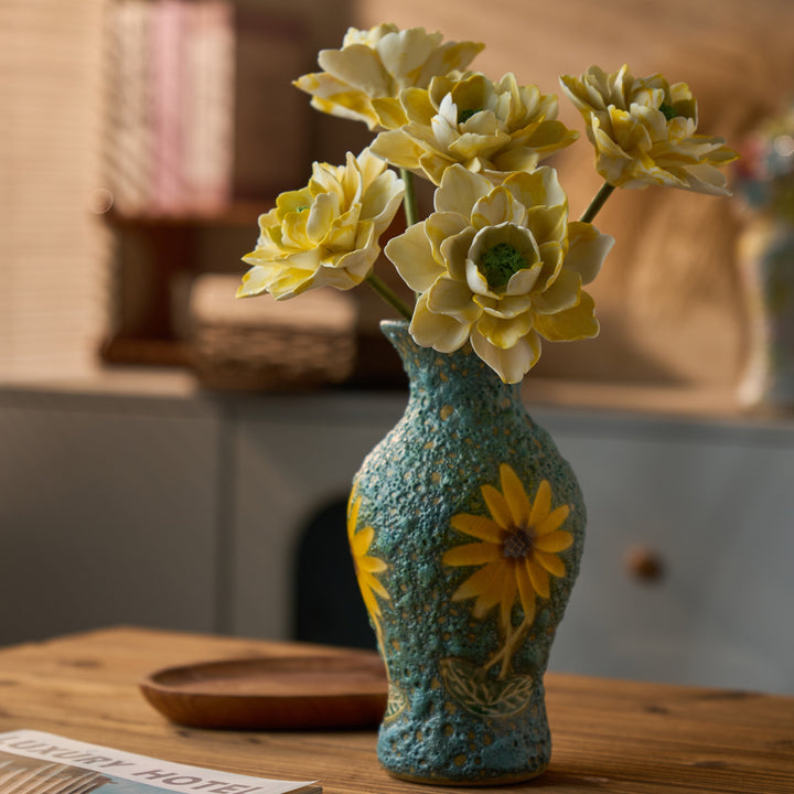 Artisan Ceramic Peony Diffuser Set 5