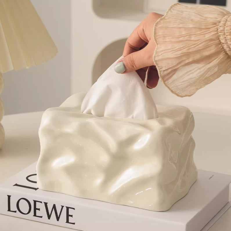 Artisan Ceramic Tissue Box 2