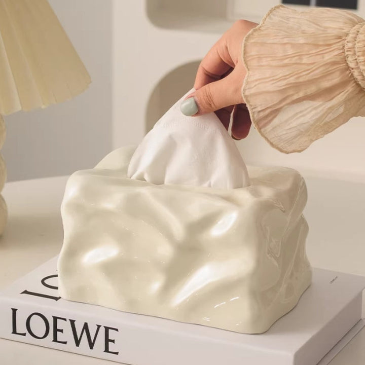 Artisan Ceramic Tissue Box 2