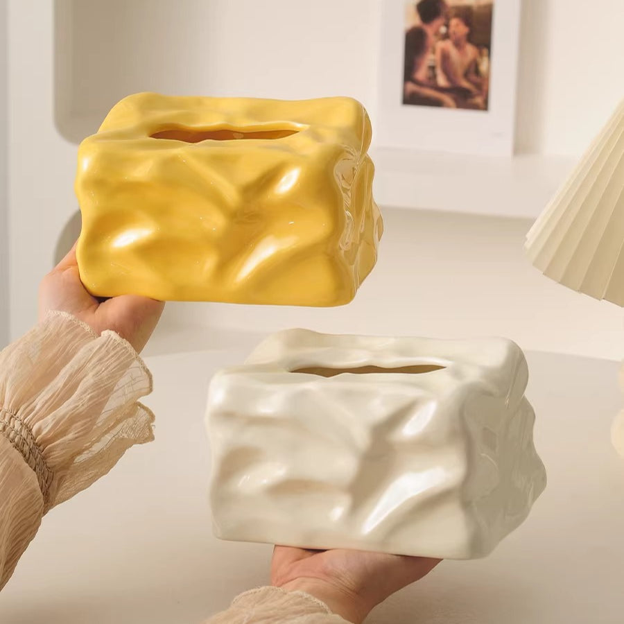 Artisan Ceramic Tissue Box 3