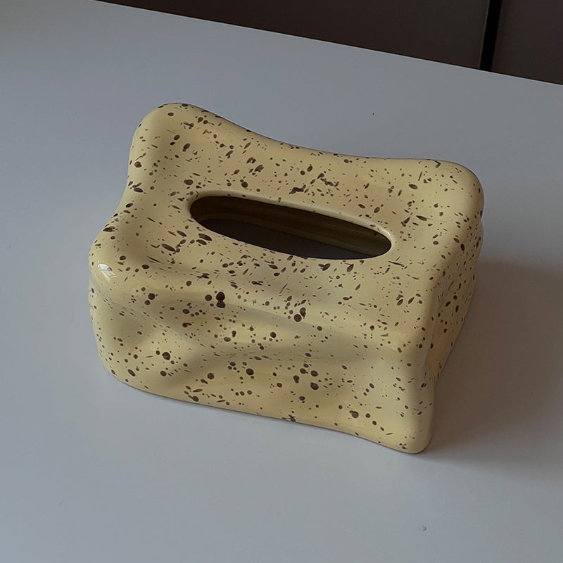 Artisan Ceramic Tissue Box Cover 0