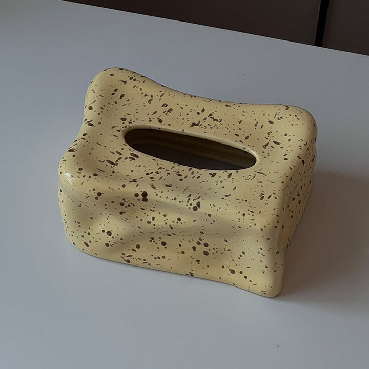 Artisan Ceramic Tissue Box Cover 0