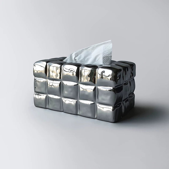 Artisan Ceramic Tissue Box Cover 0