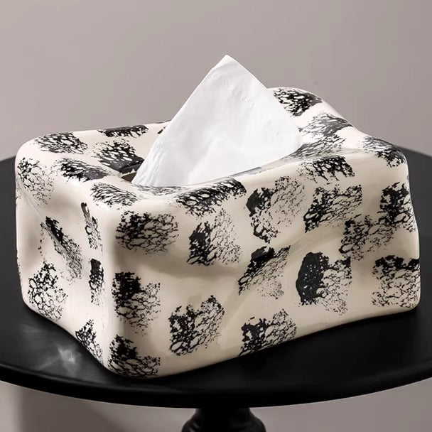Artisan Ceramic Tissue Box Cover 0