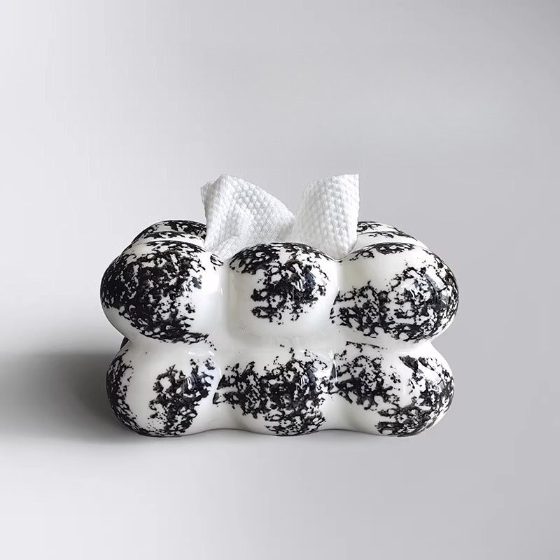 Artisan Ceramic Tissue Box Cover 0