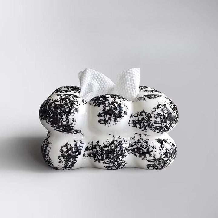 Artisan Ceramic Tissue Box Cover 0