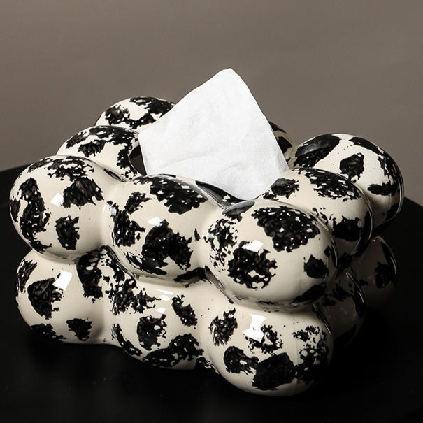 Artisan Ceramic Tissue Box Cover 2