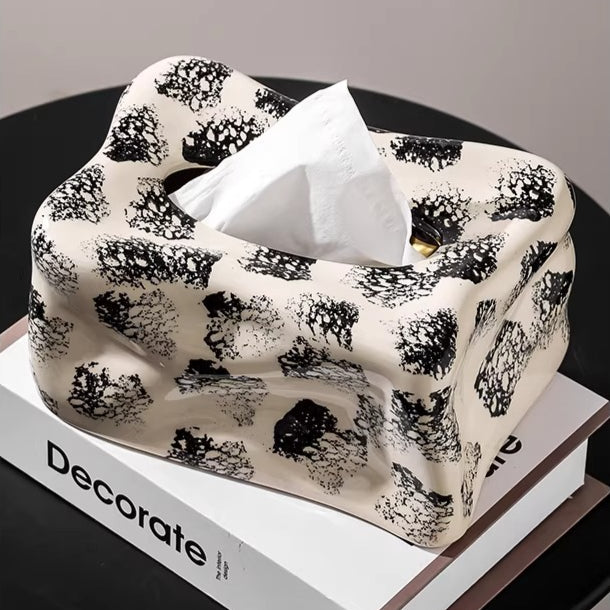 Artisan Ceramic Tissue Box Cover 2