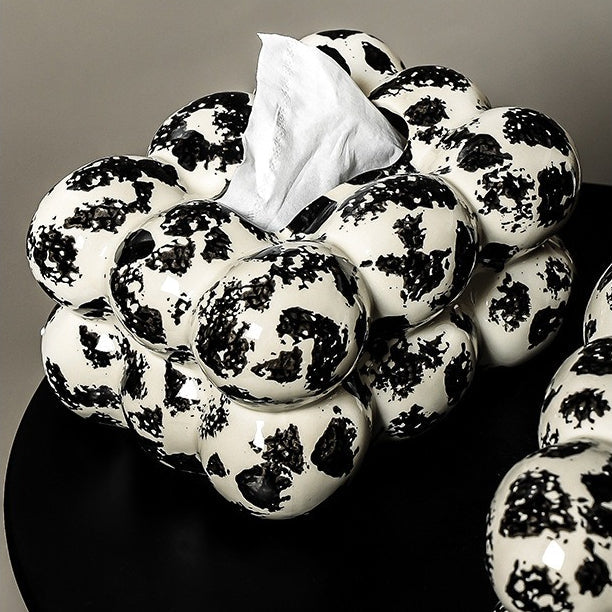 Artisan Ceramic Tissue Box Cover 3
