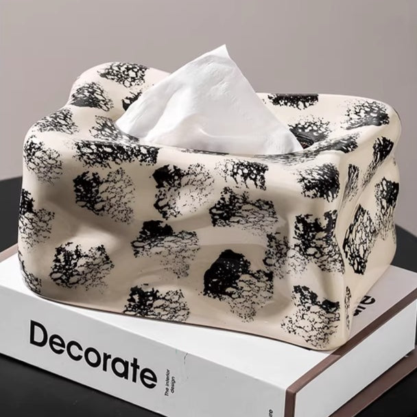Artisan Ceramic Tissue Box Cover 3
