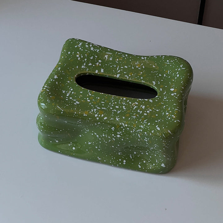 Artisan Ceramic Tissue Box Cover 5