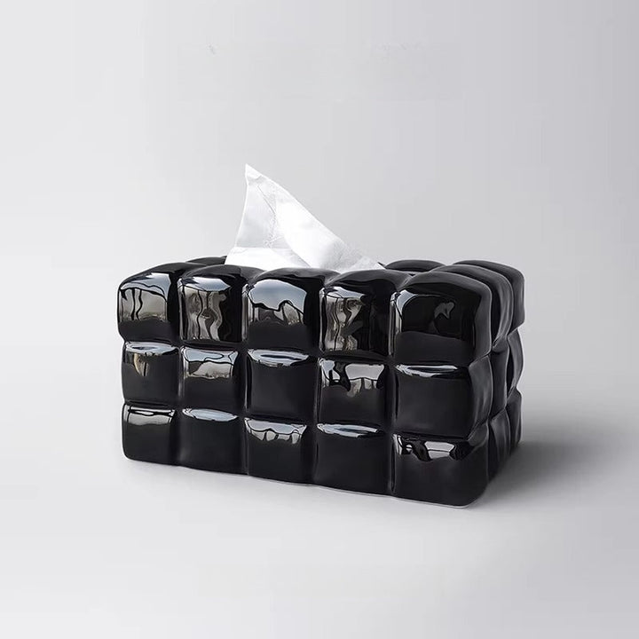 Artisan Ceramic Tissue Box Cover 5
