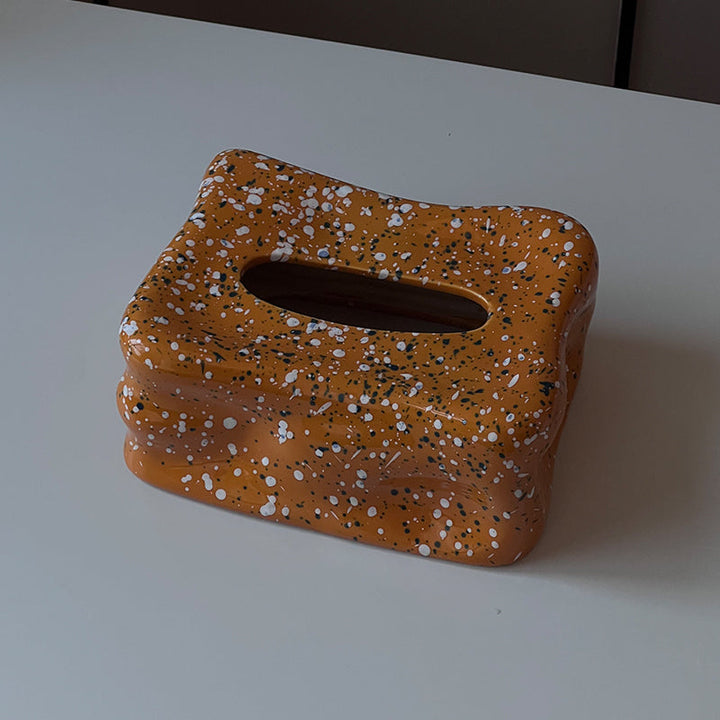 Artisan Ceramic Tissue Box Cover 6
