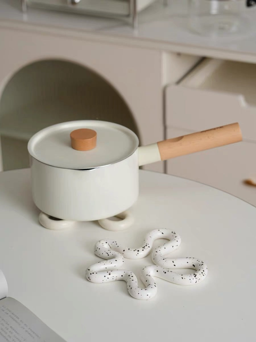 Artisan Ceramic Trivet for Hot Dishes 2